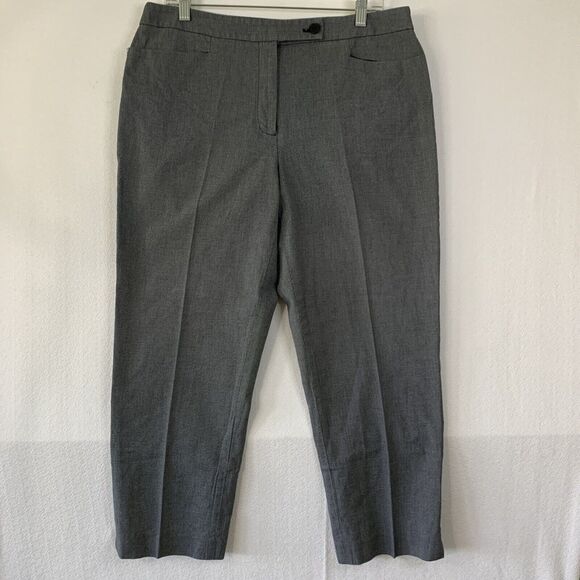 Talbots Pants - Talbots Heritage Pants Women 12 Chino Casual Business Cropped Corpcore Polka Dot